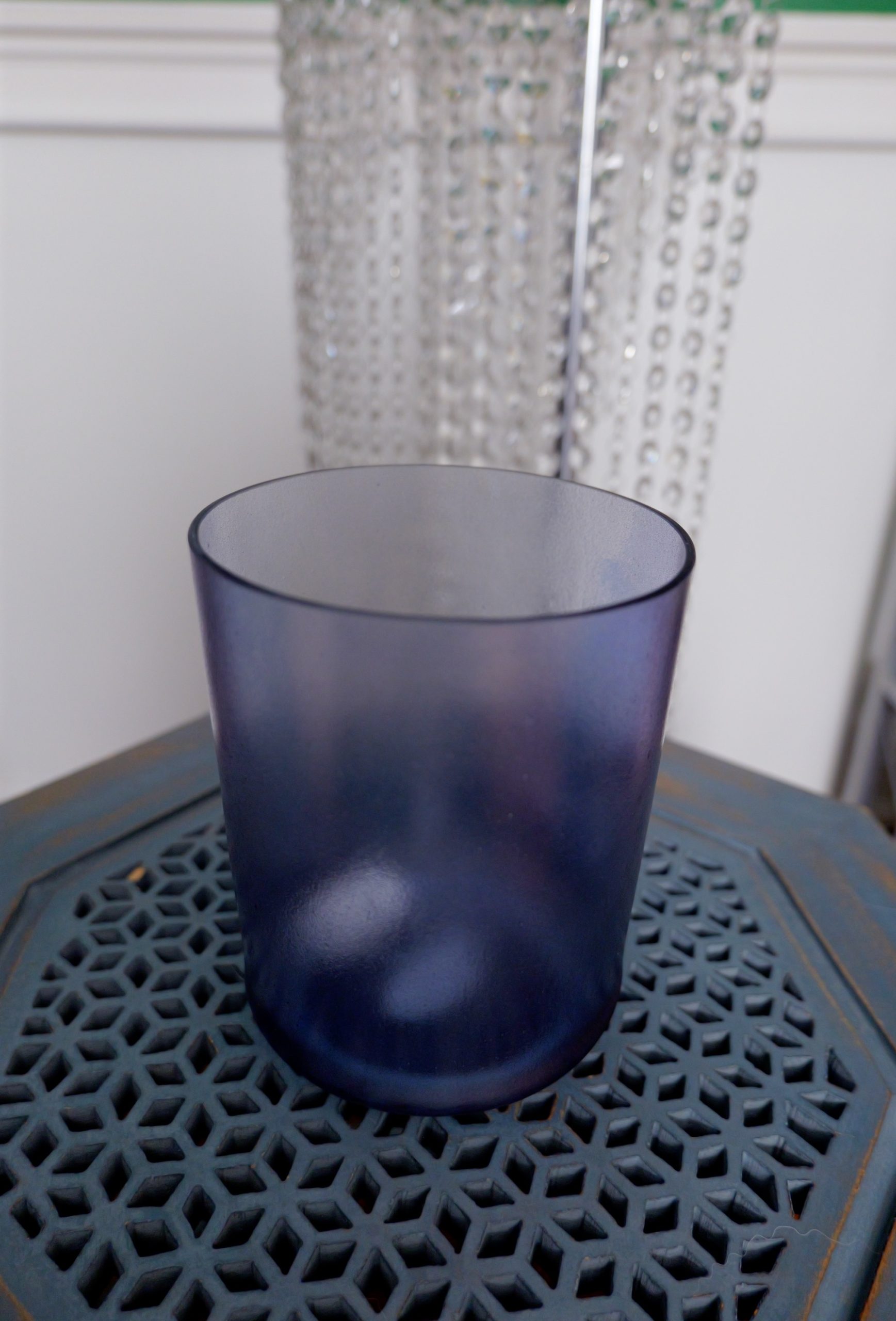 6" A-40 Advanced Selenite, Violet Aura Gold