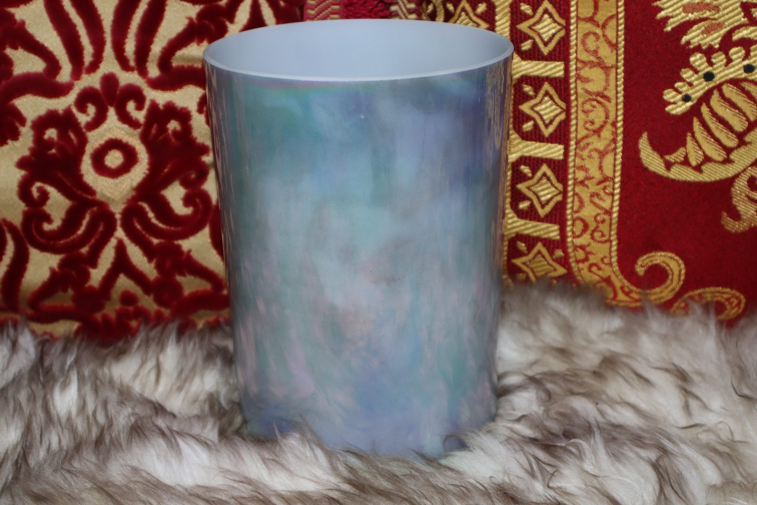 6" F+30 Kyanite, Platinum Tall