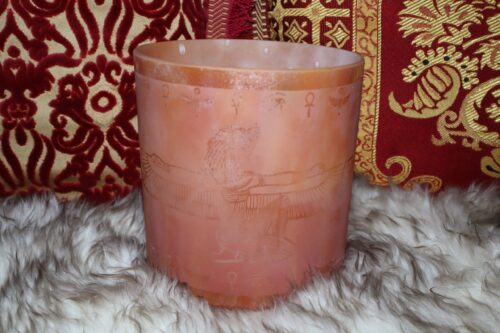 8" D#-50 Sedona Red Rock, White Light Angel Gold Etched Isis LtdEd Fire *SOLD OUT*