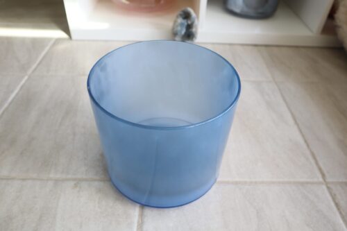 8" D#+35 Indigo, Platinum, Frosted Inside